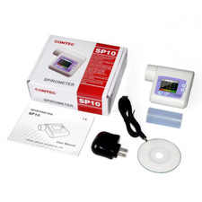 CONTEC Digital Spirometer SP10 Lung Breath Diagnostic Vital ograph Spirometer