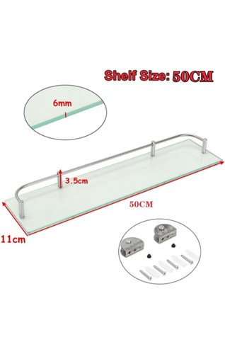 Glass shelf for bathroom - glass,