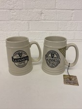 Guinness Ceramic Tankards Extra Stout & 250 Years Anniversary collectors Unused
