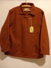 Fishermans Breton Smock Artists smock Antique Rust-, DIY,Gardening,  Boat neck