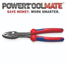 Knipex 82 02 200 TwinGrip 8" Slip Joint Combi Grip Front Jaw Hand Tool Pliers