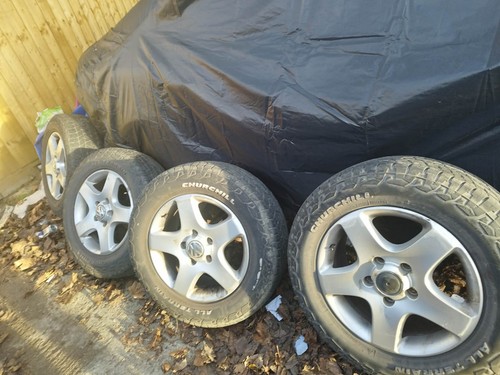 Touareg off road wheels - off,