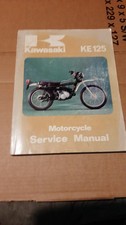 motorcycle service manual Kawasaki KE125 KE 125