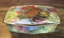 Vintage Hand Decorated Bone