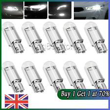 10 x T10 501 Led Car Side Light Bulbs Error Free Canbus COB Xenon W5W Sidelight
