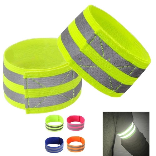 Reflective vis armbands - 2x,
