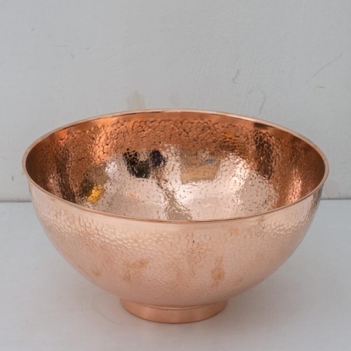 Hammered copper vessel sink - copper,