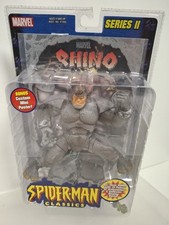 MARVEL SPIDER-MAN CLASSICS SERIES II RHINO 6" ACTION FIGURE WITH BASE TOY BIZ