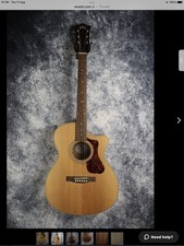 Guild OM 240 CE Electro Acoustic, read listing