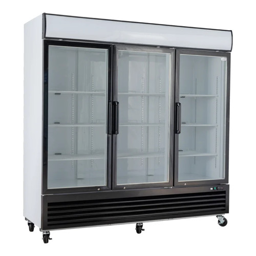Display freezer triple door - display,