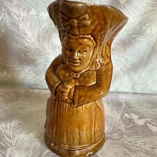 Toby Jug – RARE Female Figure “Lady Toper”. Treacle Glazed. Victorian.Mid 1800’s