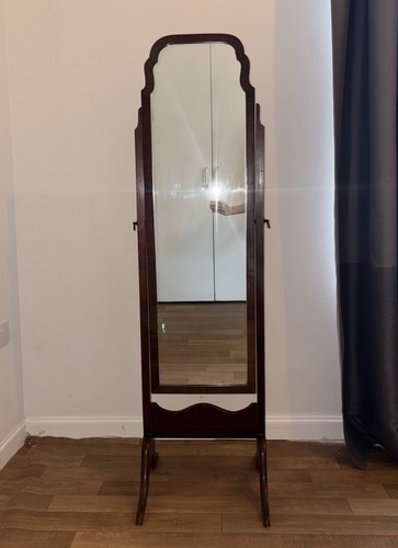 Vintage mahogany cheval - vintage, /
