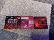 3 x Mini Discs Recordable