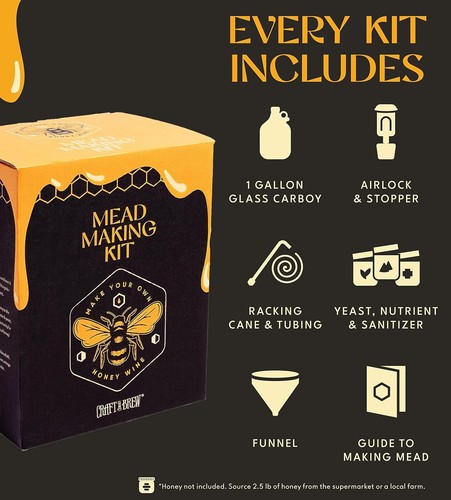 Mead making kit - kit, reusable