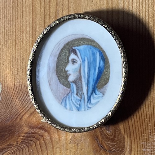 Vintage miniature painting - miniature, of