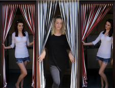 Coloured Heavy Duty PVC Strip Fly Door Curtain Indoor Flying Insect Screen 80cm