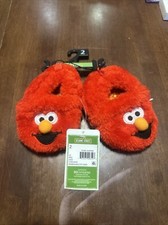 Toddler Sz 2 Red Slippers Elmo