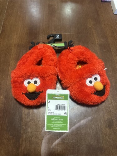 Toddler red slippers - toddler, elmo