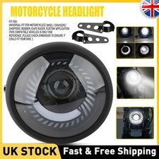 Front 6.5 Inch Motorcycle Headlight LED High/Low Beam Lamp Motorbike Universal