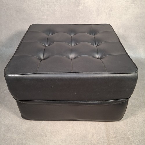 Vintage footstool pouffe - vintage,