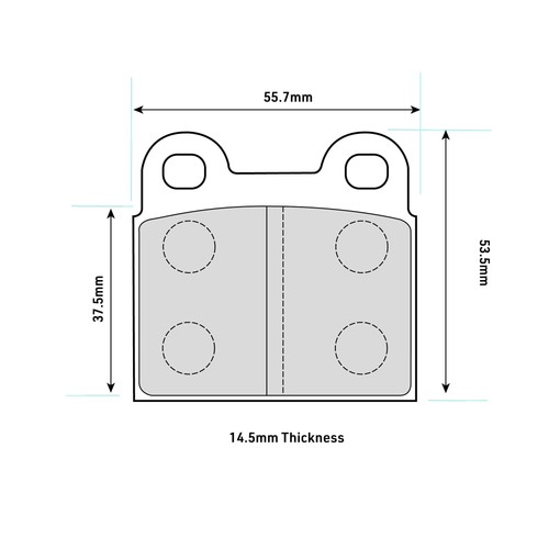 Ferodo ds3000 rear brake pads - ferodo,