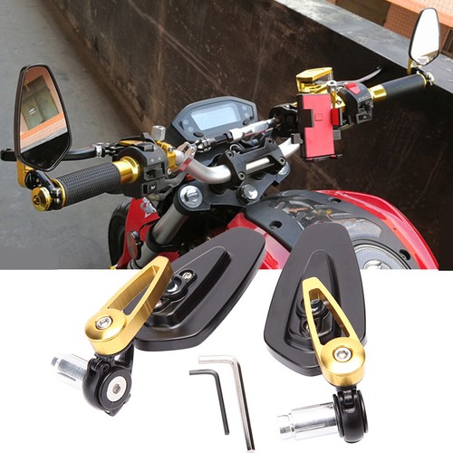 Motorcycle bar end black - bar,