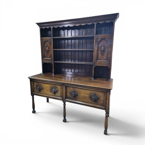 Large oak dresser jacobean - large,