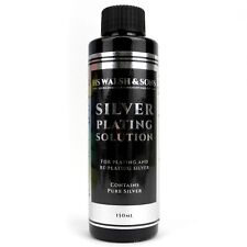 ORIGINAL SILVER PLATING SOLUTION 150ml METALS WITH REAL SILVER (sheffco) - SF01A