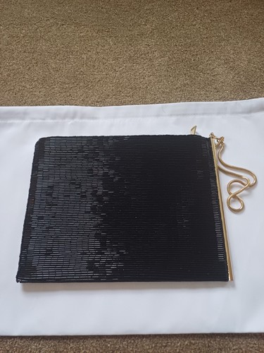 Reiss christy black beaded - black,