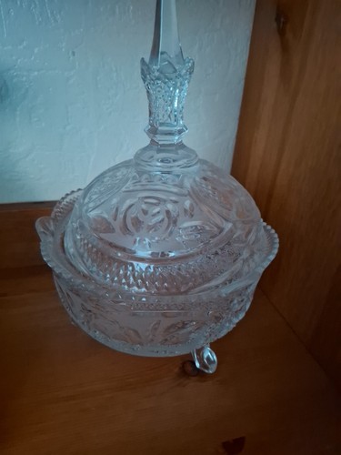 Heavy vintage crystal bon - crystal,