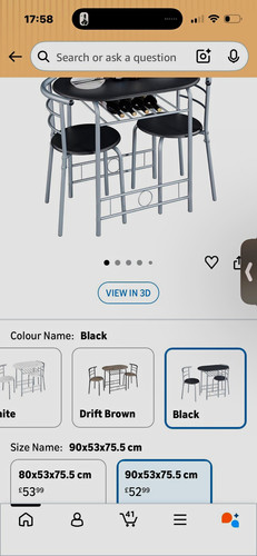 Yaheetech 3pc oval dining - yaheetech,