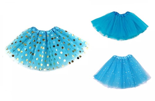 Blue tutu skirt kid - blue,