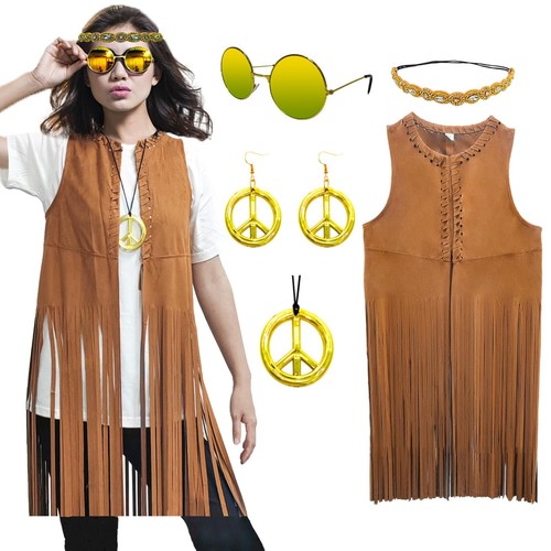 60s 70s hippie - 70s, vest