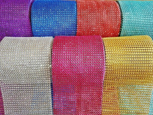 Metre multi coloured diamante - metre, multi-coloured