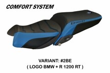 Bmw R 1200 Rt 2014-2018 Tappezzeria Italia Seat Cover Blue Anti Slip Design 308