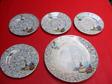 Empire Ware Crinoline Lady Vintage 4 x tea plates and one sandwich plate.