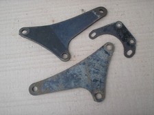 BSA Bantam Triumph Tiger Cub ? footrest exhaust engine bracket x3 USED JOB LOT