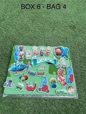 In The Night Garden Fuzzy Felt Rare 2008 Feltastic Pinky Ponk Haahoos with case 