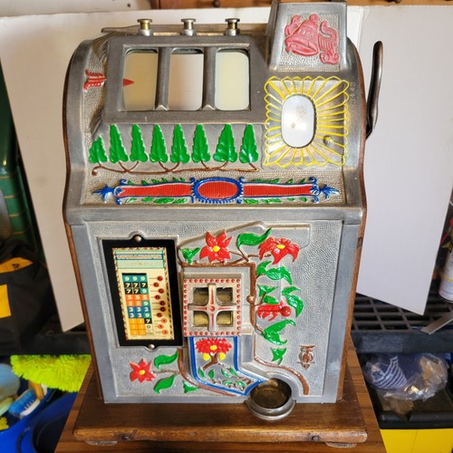 Mills slot machine poinsettia - machine,