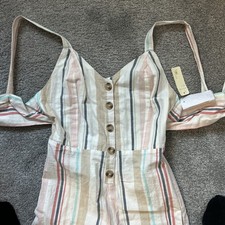 Japna Candy Striped Dungarees