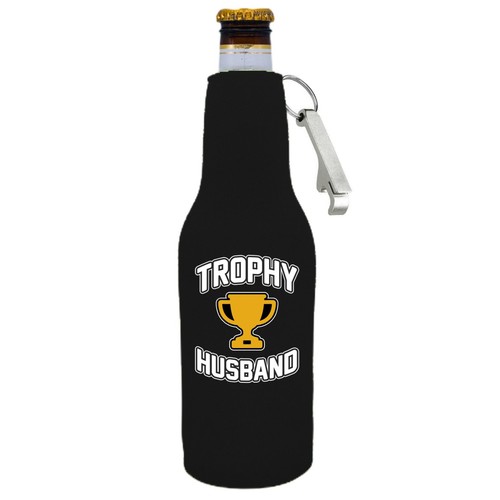 Trophy husband beer bottle - trophy,