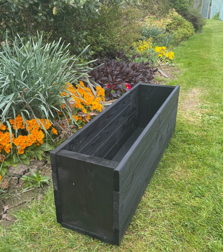 Wooden garden planter plant - wooden,