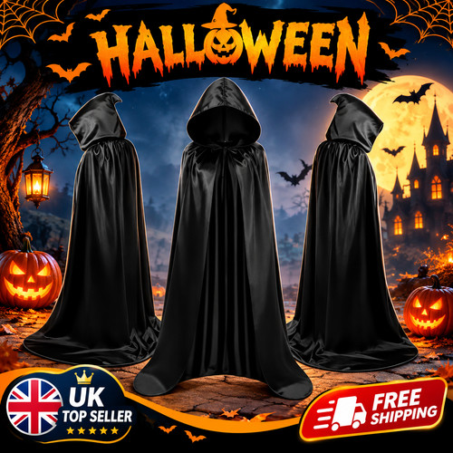 Unisex hooded cloak medieval - hooded,