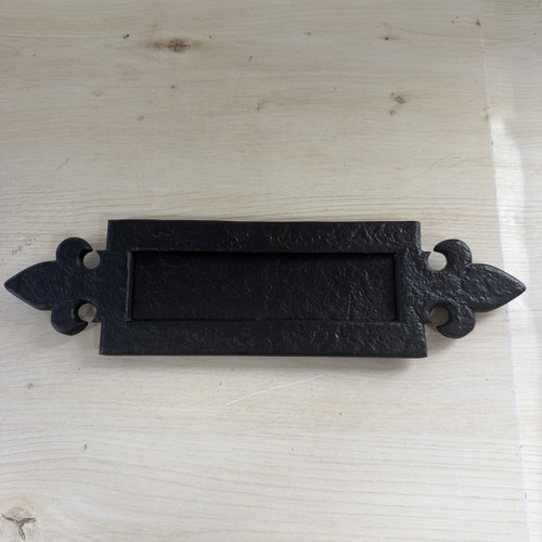 Cast iron letterbox - letterbox, surround