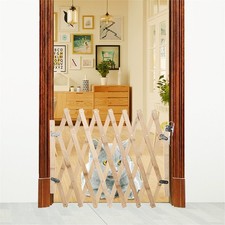 Retractable Wooden Dog Gate