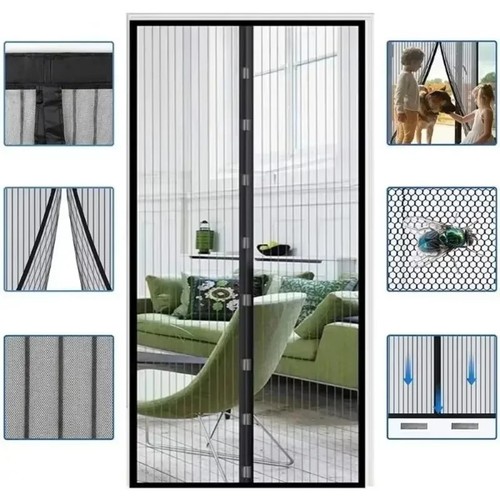 Magnetic insect door screen - magnetic,