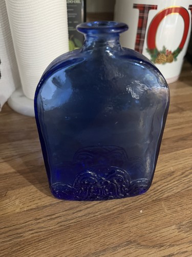 Vintage cobalt blue bottle - vintage,
