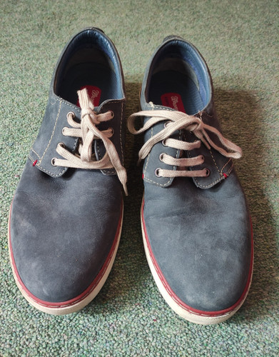 Wrangler blue suede - suede,, lace-up
