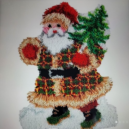 Santa claus christmas latch - santa,