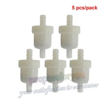 5x Inline Magnetic Fuel Filter 50cc 110cc 125cc 150cc 250cc Dirt Bike ATV Quads